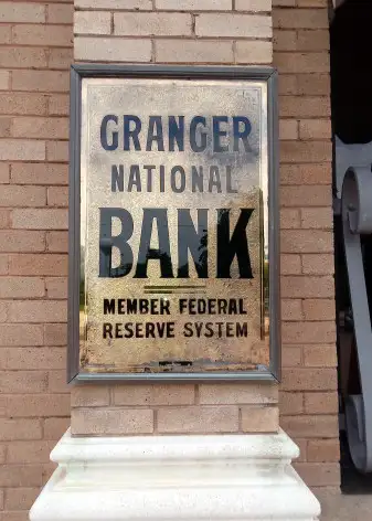 bank sign